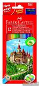Faber Castell Colouring Pencils - Set of 12 - Craftyart image