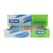 Milan 6030 Coloured Eraser - 4 Asst CDU Box 30 - Craftyart image