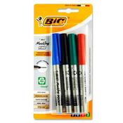 Wallet of 4 permanentt markers assorted colours image