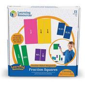 LER1617 Double-Sided Magnetic Demo Rainbow Fraction Squares