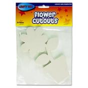 Crafty Bitz Pkt.20 Cutouts - Flower Pot