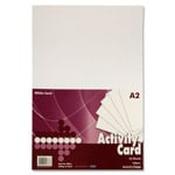 A2 White chart card