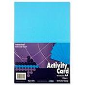 A4 Blue card pack 50 sheets