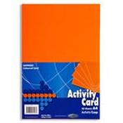 A4 Orange card pack 250 sheets