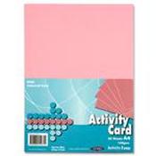 A4 Pink card pack 50 sheets