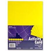 A4 Yellow card pack 250 sheets