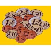 Magnetic Euro coins &amp; Notes