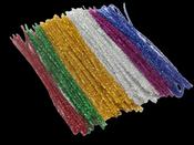 12" Glitter Pipe Cleaners Stems Pack 90 image