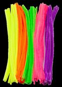 Chenille Pipe Cleaners - Flourescent 12in - 100 piece - Craftyart image