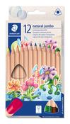 Jumbo Colouring Pencils Box 12 - Craftyart image