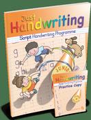 Educate Just Handwriting Senior Infants + Practice Copy Script - Craftyart