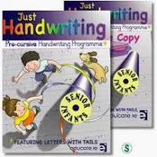Educate Just Handwriting Senior Infants + Practice Copy Pre-cursive - Craftyart