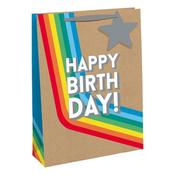 Brown paper bags 178 x 279 x 330mm Pack 50 - Craftyart
