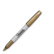 Gold Sharpie Permanent Marker Fine Bullet Tip - Craftyart image
