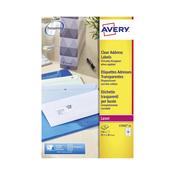 Avery Laser Labels 99.1x38.1 14 Per Sheet Clear (Pack of 350) L7563S - Craftyart