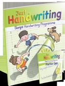 9781912725267 Just Handwriting CURSIVE 1st Class (incl Free Practice Copy) Educate - Craftyart image
