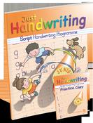 9781910936511 Just Handwriting SCRIPT 1st Class (incl Free Practice Copy) Educate - Craftyart image