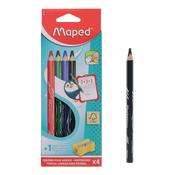 Maped Pkt.4 Whiteboard Pencils &amp; Sharpener - Craftyart