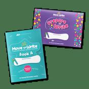 MWWBAC Move Write Handwriting Book A (Cursive) Set ABC Publications - Craftyart
