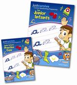 JC001W Just Cursive Handwriting Junior Infants (Book &amp; Practise Copy) Just Rewards - Craftyart