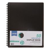 Concept A4 50 Pocket Wiro Display Book - Black - Craftyart