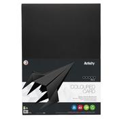 A2 Black 160gsm Card 50 Sheets - Craftyart