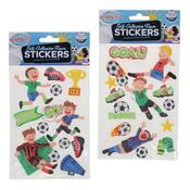 3d Foam Stickers - Soccer Fun 2 Asst - Craftyart