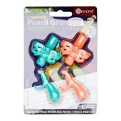 Ormond Pkt.2 Ergonomic Pencil Grips - Butterfly - Craftyart