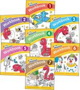 Jolly Phonics Workbooks 1-7 Pack - Precursive Letters - Craftyart