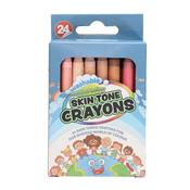 Pkt.24 Skin Tone Crayons - Craftyart