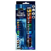 Pkt.12 12ml Acrylic Paints - Craftyart image