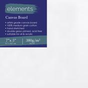 Elements Cotton Canvas Board - 7" x 5" / 177 x 127mm pack 6 - Craftyart
