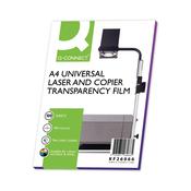 Q-Connect Clear Over Head Projector Film (Pack of 100) KF26066 - Craftyart