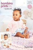 Stylecraft Bambino Prints &amp; Bambino DK Pattern 10066 - Cardigans &amp; Blanket