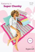 Stylecraft Special XL Super Chunky Pattern 10128 - Throw &amp; Cushions image