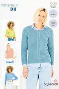 Stylecraft Special DK Pattern 10143 - Tank, Sweaters &amp; Cardigan