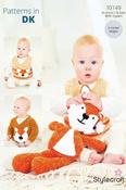 Stylecraft Squeeze Me DK Pattern 10149 - Crochet Sweater, Tank &amp; Toy