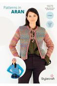 Stylecraft Impressions &amp; Highland Heathers Aran Pattern 10273 - Sweater &amp; Cardigan image