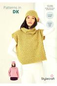 Stylecraft Naturals Pure Wool &amp; Life DK Pattern 10286 - Textured Crochet Sweater, Tank &amp; Hat image