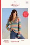 Sirdar Jewelspun with Wool Chunky Pattern 10701 - High Tide Sweater