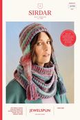 Sirdar Jewelspun with Wool Chunky Pattern 10709 - Anemone Hat &amp; Snood