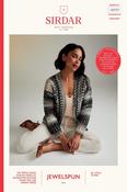 Sirdar Jewelspun Aran Pattern 10727 - Moon &amp; Stars Crochet Cardigan