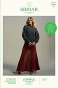 Sirdar Loveful DK Pattern 10767 - Windchill Roll Neck Sweater