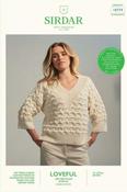Sirdar Loveful DK Pattern 10774 - Shifting Sands Sweater