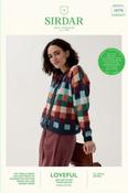 Sirdar Loveful Tweed DK Pattern 10776 - Checkerboard Cardigan