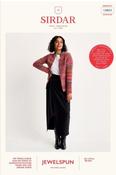 Sirdar Jewelspun with Wool Chunky Pattern 10803 - Real Gem Jacket