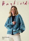 Hayfield Spirit Chunky Pattern 10861 - Crochet Cardigan