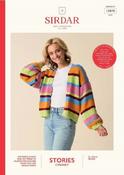 Sirdar Stories Chunky Pattern 10870 - Vibe Crop Cardigan
