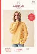 Sirdar Stories Chunky Pattern 10873 - Over It Sweater