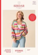 Sirdar Stories Chunky Pattern 10877 - Cult Stripe Cardigan